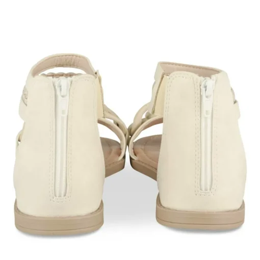 Sandales BEIGE Fille Motif Chaîne Fermeture éclair
