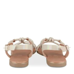 Sandales BEIGE Fille Motif Paillettes Boucle