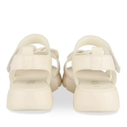 Sandales BEIGE Fille Motif Chaîne Scratch