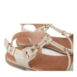 Sandales BEIGE Fille Motif Paillettes Boucle