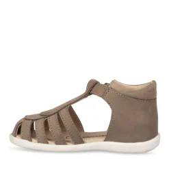 Sandales BEIGE Garçon CUIR Boucle