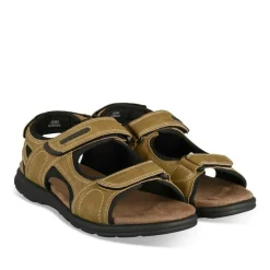 Sandales BEIGE Homme Motif Uni Scratch