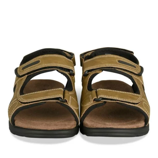 Sandales BEIGE Homme Motif Uni Scratch
