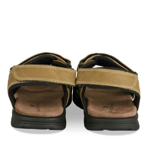 Sandales BEIGE Homme Motif Uni Scratch