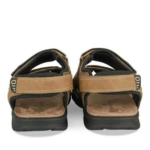 Sandales BEIGE Homme Motif Uni Scratch