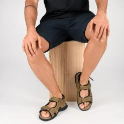 Sandales BEIGE Homme Motif Uni Scratch
