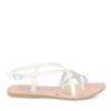 Sandales BLANC Femme Boucle