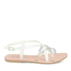 Sandales BLANC Femme Boucle