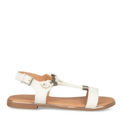 Sandales BLANC Fille Boucle