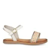 Sandales BLANC Fille CUIR Boucle