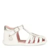 Sandales BLANC Fille CUIR Boucle