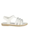 Sandales BLANC Fille Motif Paillettes Scratch