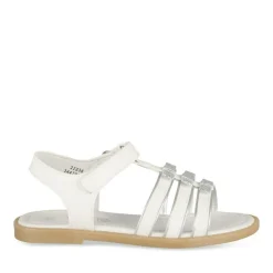 Sandales BLANC Fille Motif Paillettes Scratch