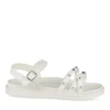 Sandales BLANC Fille Motif Clouté Scratch