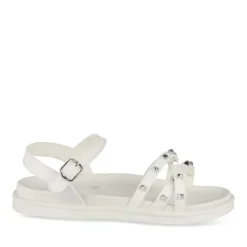 Sandales BLANC Fille Motif Clouté Scratch