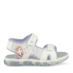 Sandales BLANC Fille Motif Multicolore Scratch