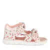 Sandales BLANC Fille Motif Fleuri Scratch