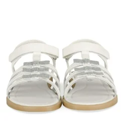 Sandales BLANC Fille Motif Paillettes Scratch