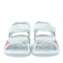 Sandales BLANC Fille Motif Paillettes Scratch