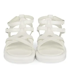 Sandales BLANC Fille Motif Animal Scratch