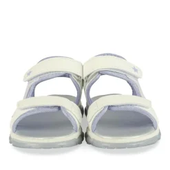 Sandales BLANC Fille Motif Multicolore Scratch