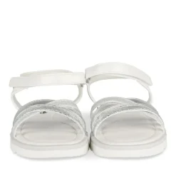 Sandales BLANC Fille Motif Iridescent Scratch
