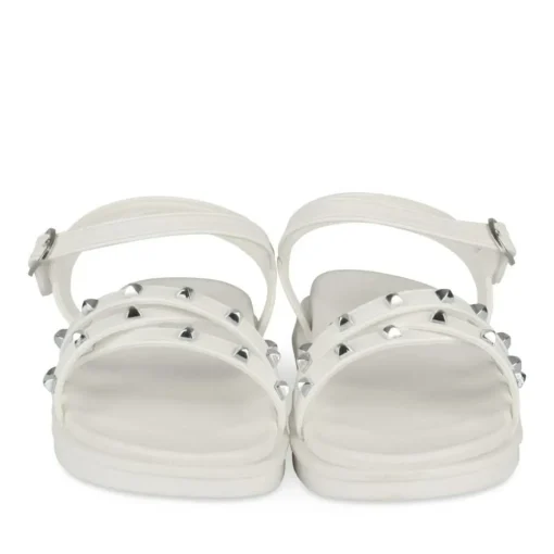 Sandales BLANC Fille Motif Clouté Scratch