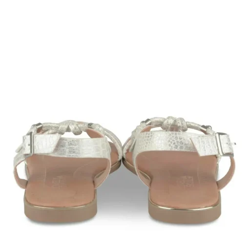 Sandales BLANC Fille Motif Uni Boucle