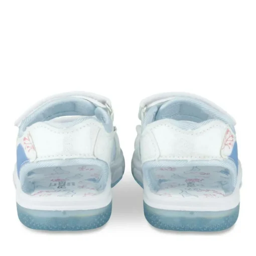 Sandales BLANC Fille Motif Paillettes Scratch