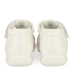 Sandales BLANC Fille Motif Multicolore Scratch