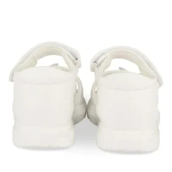Sandales BLANC Fille Motif Coeurs Scratch
