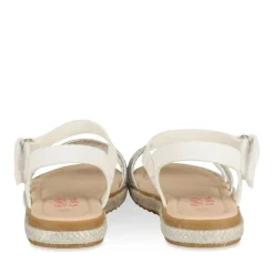 Sandales BLANC Fille Motif Paillettes Scratch