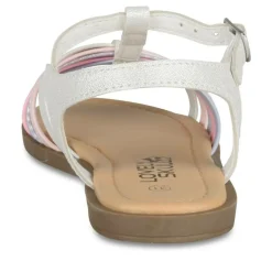 Sandales BLANC Fille Motif Uni A Enfiler
