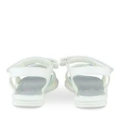 Sandales BLANC Fille Motif Coeurs Scratch