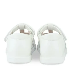 Sandales BLANC Fille Motif Multicolore Scratch