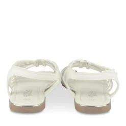 Sandales BLANC Fille Motif Uni Scratch