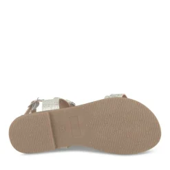 Sandales BLANC Fille Motif Uni Boucle
