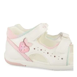 Sandales BLANC Fille Motif Iridescent Scratch