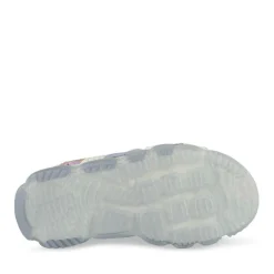 Sandales BLANC Fille Motif Multicolore Scratch