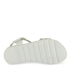 Sandales BLANC Fille Motif Uni Scratch