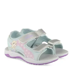 Sandales BLEU Fille Motif Uni Scratch