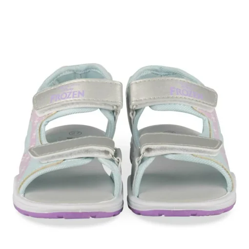 Sandales BLEU Fille Motif Uni Scratch