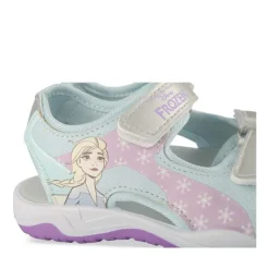 Sandales BLEU Fille Motif Uni Scratch
