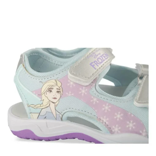 Sandales BLEU Fille Motif Uni Scratch
