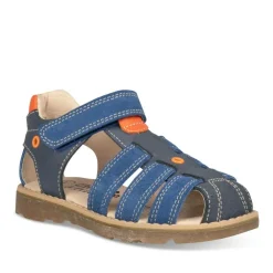 Sandales BLEU Garçon CUIR Scratch