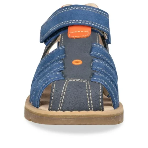 Sandales BLEU Garçon CUIR Scratch