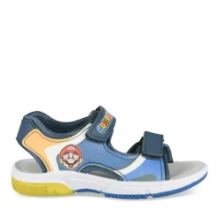 Sandales BLEU Garçon Motif Multicolore Scratch