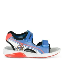 Sandales BLEU Garçon Motif Multicolore Scratch