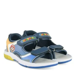 Sandales BLEU Garçon Motif Multicolore Scratch