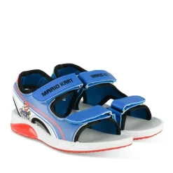 Sandales BLEU Garçon Motif Multicolore Scratch